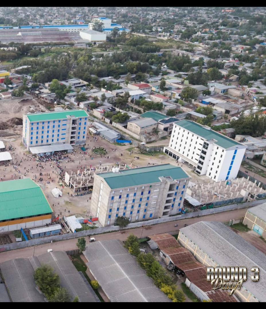 Campus buildings aerial