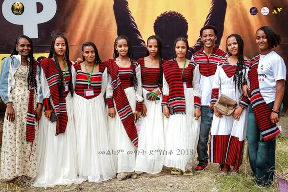 Choir in traditional dress